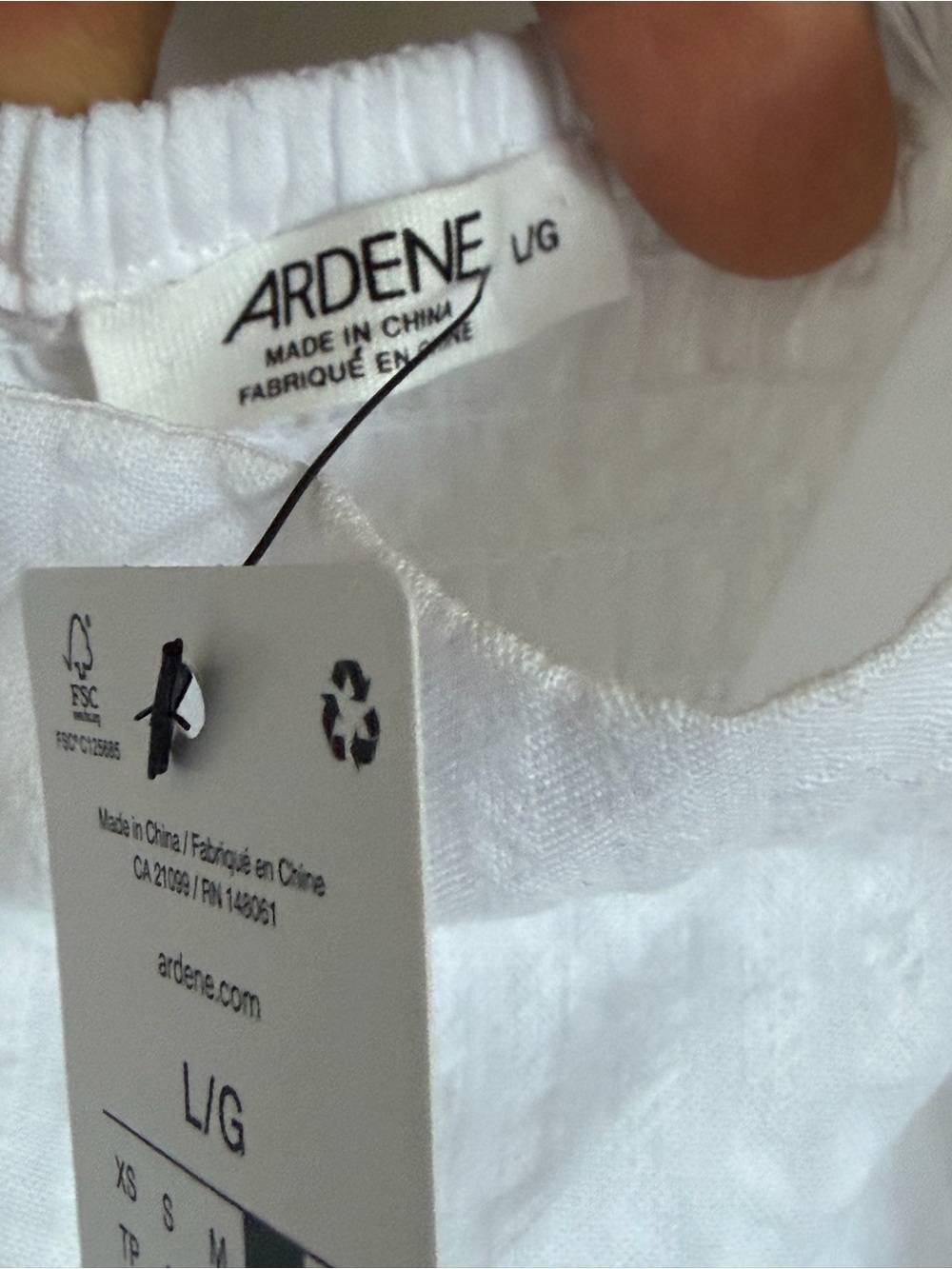 Ardene White Square-Neck Midi A-Line Dress - Picture 7 of 11